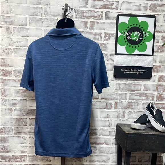 Majestic Blue Polo Shirt with Embroidered mariners Detail medium - Picture 5 of 7